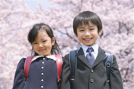 schoolmate - Schoolmates Standing Together in Park Stock Photo - Rights-Managed, Code: 859-03599008