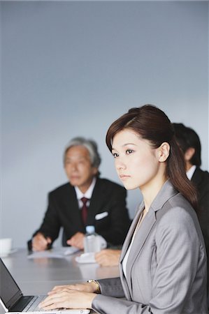 executive office profile - Business Colleagues In A Meeting Stock Photo - Rights-Managed, Code: 859-03599316