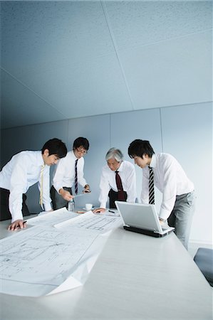 executive office profile - Business Colleagues In A Meeting Stock Photo - Rights-Managed, Code: 859-03599365