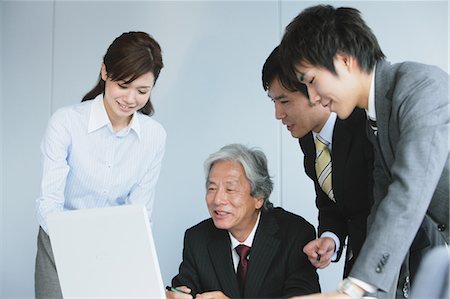 executive office profile - Business Colleagues In A Meeting Stock Photo - Rights-Managed, Code: 859-03599371