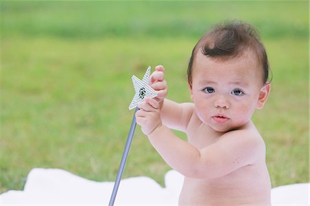 Baby Wishing Stock Photo - Rights-Managed, Code: 859-03600142