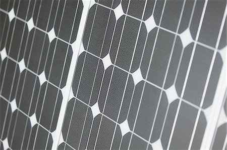 Photovoltaic Panel made of Array of Cells Stock Photo - Rights-Managed, Code: 859-03600247