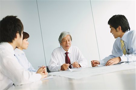 executive office profile - Business Colleagues In A Meeting Stock Photo - Rights-Managed, Code: 859-03600436