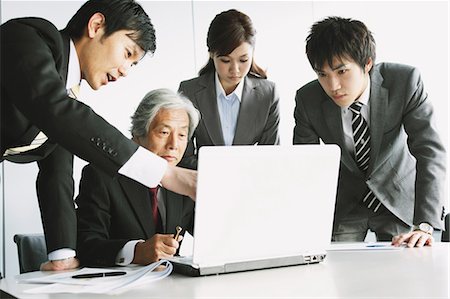 executive office profile - Business Colleagues In A Meeting Stock Photo - Rights-Managed, Code: 859-03600438