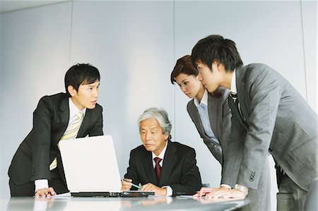 executive office profile - Business Colleagues In A Meeting Stock Photo - Rights-Managed, Code: 859-03600439