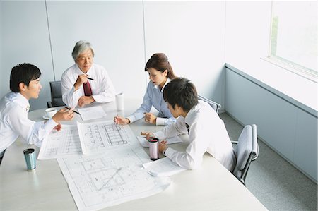 executive office profile - Business Colleagues In A Meeting Stock Photo - Rights-Managed, Code: 859-03600433