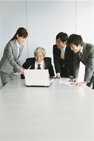 executive office profile - Business Colleagues In A Meeting Stock Photo - Rights-Managed, Code: 859-03600440