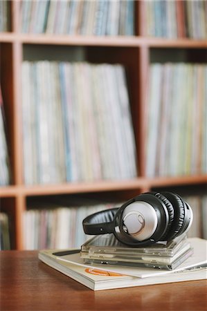 Book And Headphone Stock Photo - Rights-Managed, Code: 859-03600527