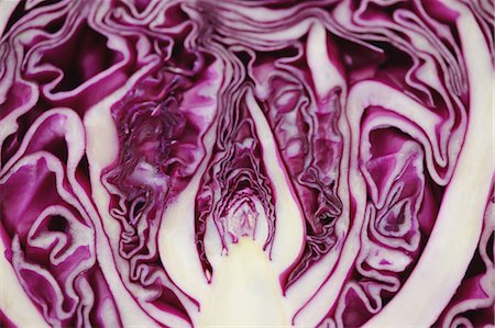 section - Red Cabbage Stock Photo - Rights-Managed, Code: 859-03600818
