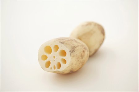 section - Section Of Lotus Root Stock Photo - Rights-Managed, Code: 859-03600878