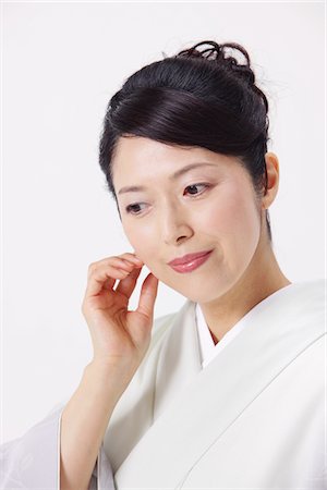 simsearch:859-03779954,k - Close-Up View Of Traditional Japanese Woman Stock Photo - Rights-Managed, Code: 859-03779939