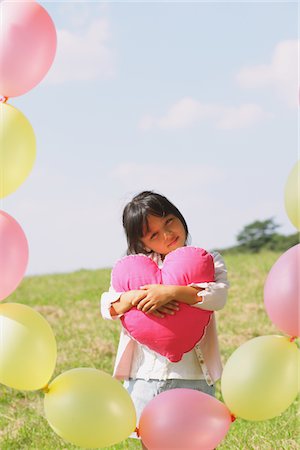 simsearch:695-03376367,k - Girl Surrounded With Balloons Stock Photo - Rights-Managed, Code: 859-03805853