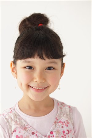 Portrait of Happy Girl Stock Photo - Rights-Managed, Code: 859-03806066