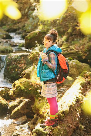 simsearch:855-08781667,k - Young Woman Hiking Stock Photo - Rights-Managed, Code: 859-03839522