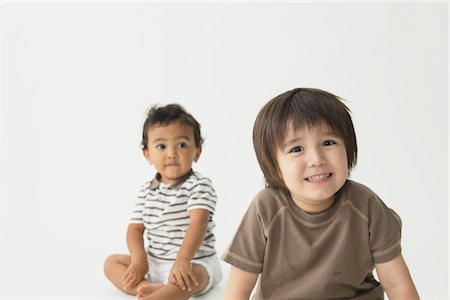 Multiracial Boys Studio Shot Stock Photo - Rights-Managed, Code: 859-03839824