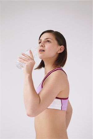 Woman Drinking Water Stock Photo - Rights-Managed, Code: 859-03840010