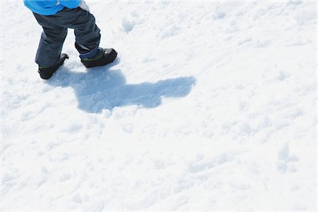 simsearch:614-07194495,k - Boy Climbing Up In Snow Stock Photo - Rights-Managed, Code: 859-03840616