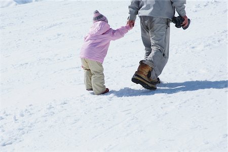 simsearch:859-03840695,k - Father Holding Hand Of His Daughter And Climbing Up Stock Photo - Rights-Managed, Code: 859-03840653