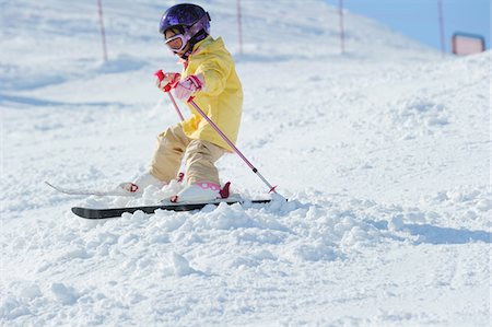 Girl Skiing Stock Photo - Rights-Managed, Code: 859-03841000