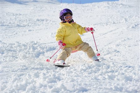 simsearch:859-03840695,k - Girl Skiing Stock Photo - Rights-Managed, Code: 859-03841001