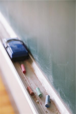 Chalk And Blackboard Stock Photo - Rights-Managed, Code: 859-03860730