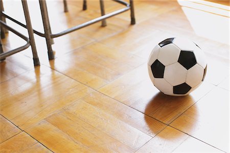 simsearch:859-03860960,k - Soccer Ball In Classroom Stock Photo - Rights-Managed, Code: 859-03860743