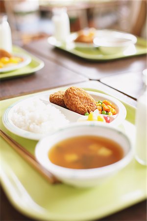 Healthy Meal On Table Stock Photo - Rights-Managed, Code: 859-03860906