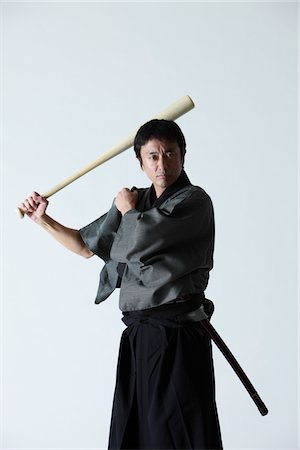 Japanese Samurai Stock Photo - Rights-Managed, Code: 859-03884627