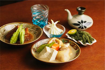 sake - Hot Awamori and Okinawa cuisine Stock Photo - Rights-Managed, Code: 859-03885275