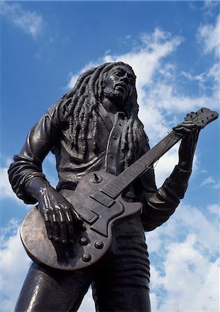 photography jamaica - Bob Marley statue,Kinston,Jamaica Stock Photo - Rights-Managed, Code: 851-02960940