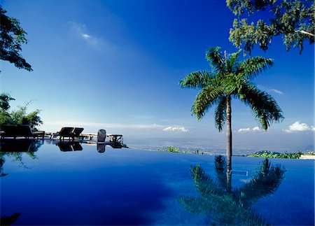 photography jamaica - Infinity pool of Syrawberry Hill,Blue mountains,Jamaica Stock Photo - Rights-Managed, Code: 851-02960960