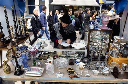 flea market - Portobello Road Market,London,England,UK Stock Photo - Rights-Managed, Code: 851-02961654