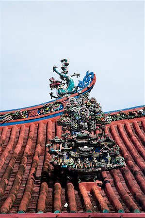 penang - Roof detail of Kuan Yin Teng Temple,Georgetown,Pulau Pinang (Penang),Malaysia Stock Photo - Rights-Managed, Code: 851-02961832