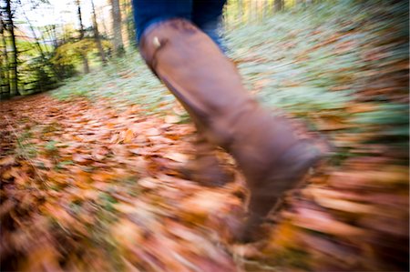 Young woman walking through woodland,Sussex,England Stock Photo - Rights-Managed, Code: 851-02963972