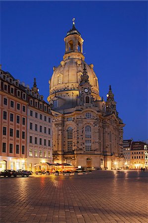 dresden - Church Of Our Lady, Dresden, Saxony, Germany, Europe Stock Photo - Rights-Managed, Code: 853-07026698