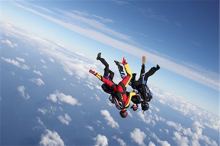 Skydiver in free fall, Honolulu, Hawaii, USA Stock Photo - Rights-Managed, Code: 853-07451048