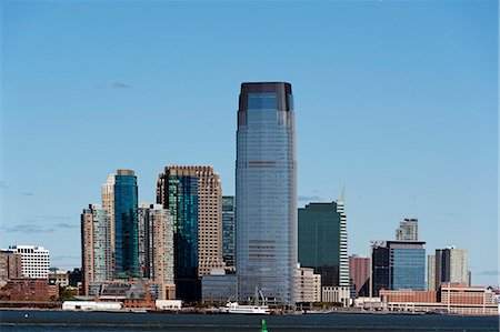 Skyline Jersey City Financial district, New York, USA Stock Photo - Rights-Managed, Code: 853-07451069