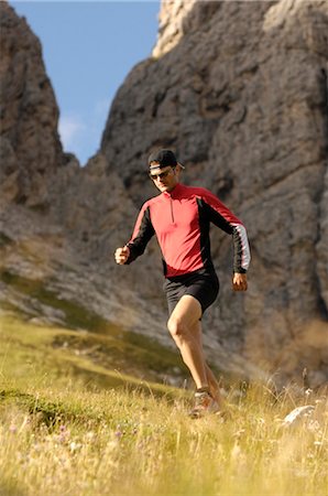 person jogging, Trentino Alto Adige italy Stock Photo - Rights-Managed, Code: 853-02914124