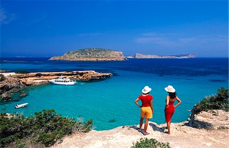 simsearch:853-02914470,k - woman at the Cala Comte coast, Ibiza, Spain Stock Photo - Rights-Managed, Code: 853-02914468