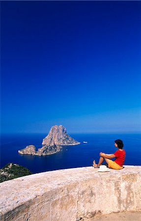 simsearch:853-02914470,k - woman at Es Vedra, Ibiza, Spain Stock Photo - Rights-Managed, Code: 853-02914469