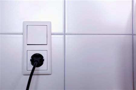 light switch, close-up Stock Photo - Rights-Managed, Code: 853-02914648