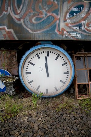 Old station clock Stock Photo - Rights-Managed, Code: 853-03616770