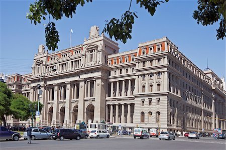 The Supreme Court, Palacio de Tribunales, beside Plaza Lavalle. The cornerstone of this Greco-Roman architectural style building was laid in 1904. Stock Photo - Rights-Managed, Code: 862-05996682