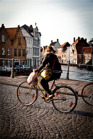 Downtown of Bruge, Flanders, Belgium Stock Photo - Rights-Managed, Code: 862-05996838