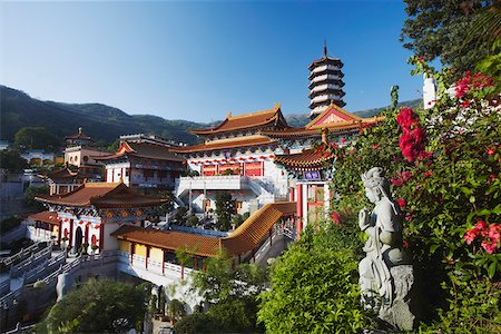 Western Monastery, Tsuen Wan, New Territories, Hong Kong, China Stock Photo - Rights-Managed, Code: 862-05997197
