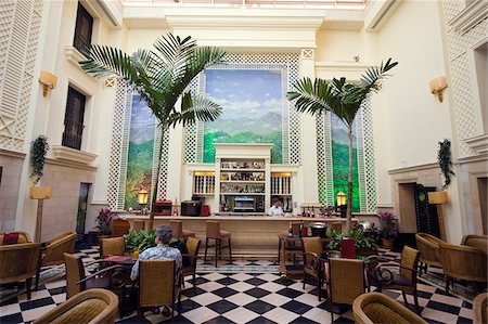 The Caribbean, West Indies, Cuba, Central Havana, bar in Saratoga Boutique Hotel Stock Photo - Rights-Managed, Code: 862-05997378