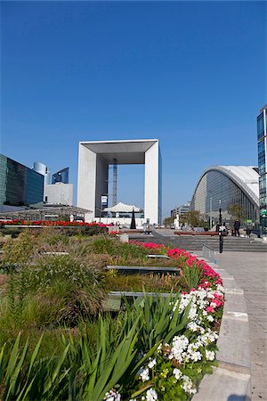 Grande Arche in La Defense district, Paris, France, Europe Stock Photo - Rights-Managed, Code: 862-05997711