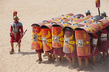 re-enactment - Jerash, located 48 kilometers north of Amman is considered one of the largest and most well-preserved sites of Roman architecture in the world, Jordan Stock Photo - Rights-Managed, Code: 862-05998294