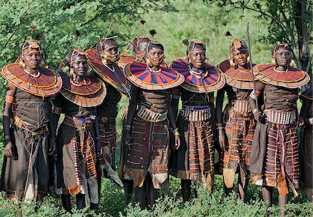 simsearch:862-03888708,k - Pokot women singing during a Sapana ceremony Stock Photo - Rights-Managed, Code: 862-05998498