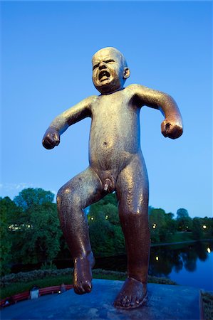 frogner park - Europe, Scandinavia, Norway, Oslo, sculptures by Emanuel Vigeland in Vigeland Park Stock Photo - Rights-Managed, Code: 862-05998768
